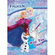 FROZEN สมุดระบายสีและเกมแสนสนุก Way Too Cool + เซ็ตตัวปั๊มโฟรเซ่น